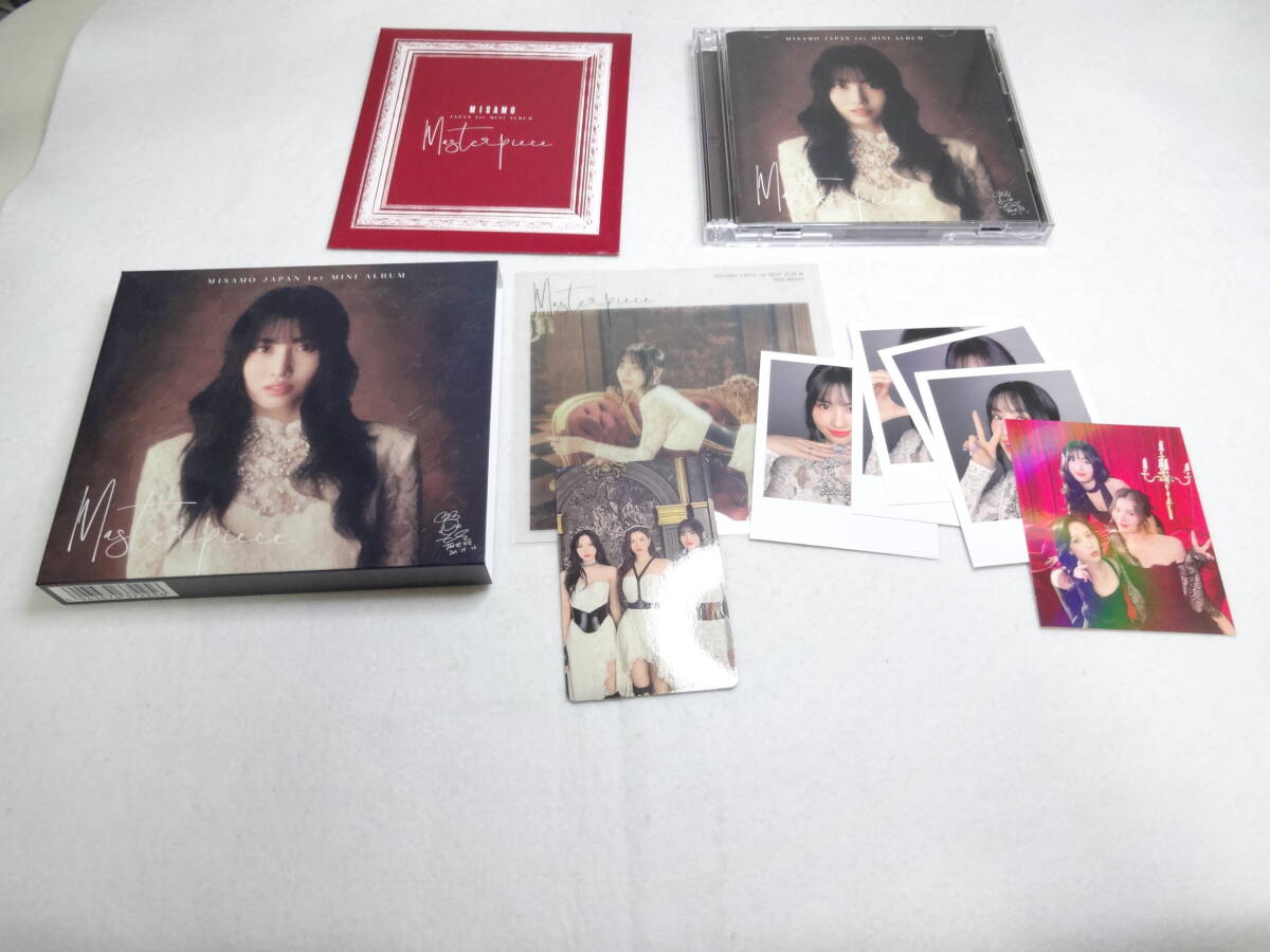 特典多数 ポストカード＋トレカ＋クリアカード＋スリーブケース＋リリックカード付　MISAMO(TWICE) / Masterpiece[DVD付初回限定MOMO盤]