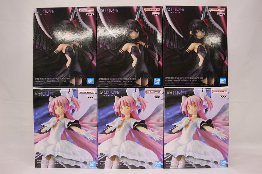 054 k4549 未開封 プライズフィギュア 劇場版 魔法少女まどか☆マギカ アルティメットまどか 悪魔ほむら 6個セット