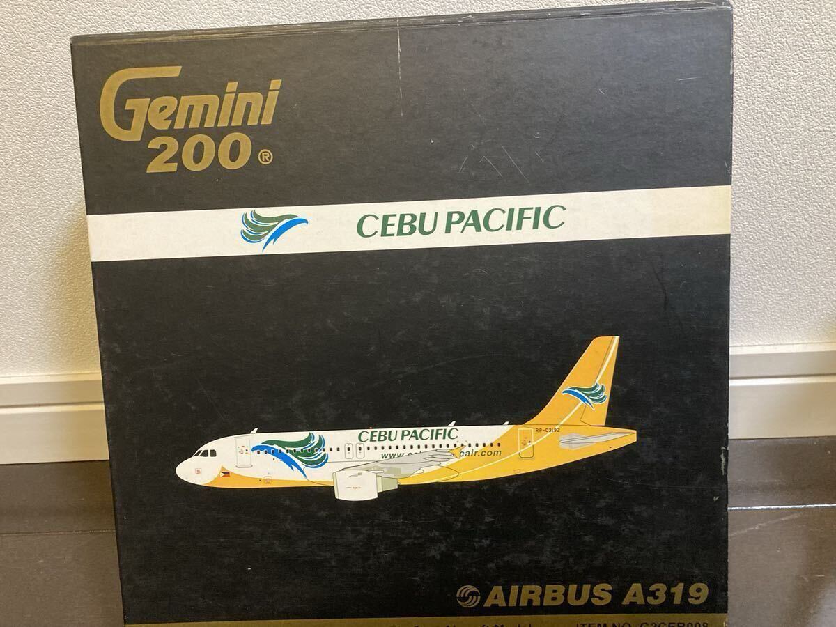 【中身美品】1/200 Gemini エアバスA319 セプパシフィック航空(旧塗装)