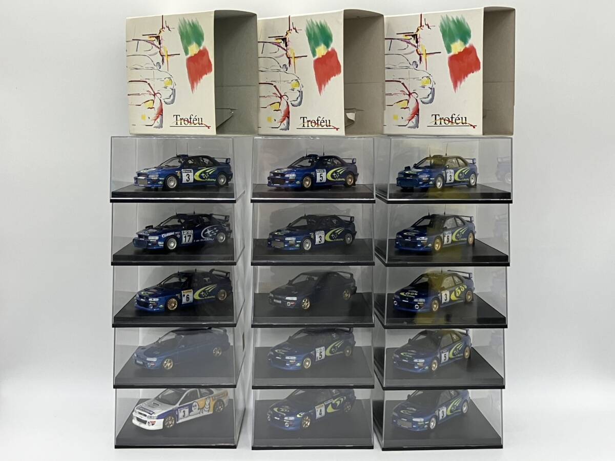 1円 Trofeu 1111 SUBARU IMPREZA WRC 99/REP 05 SUBARU IMPREZA WRC MICHELIN 等 含む トロフュー 1/43 ミニカー まとめ セット 計15台