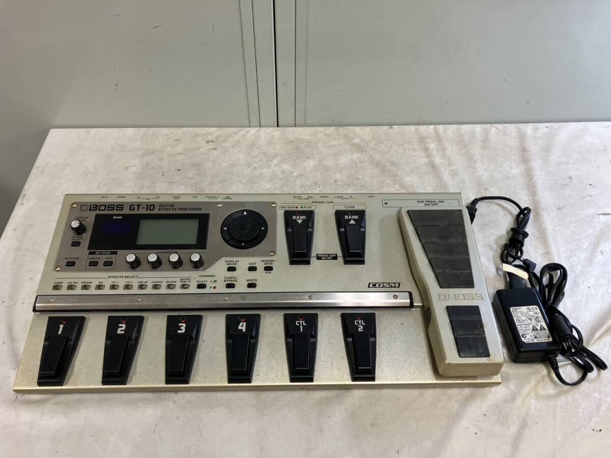 （25）BOSS ボス マルチエフェクター GT-10 ギターエフェクター EFFECTS PROCESSOR