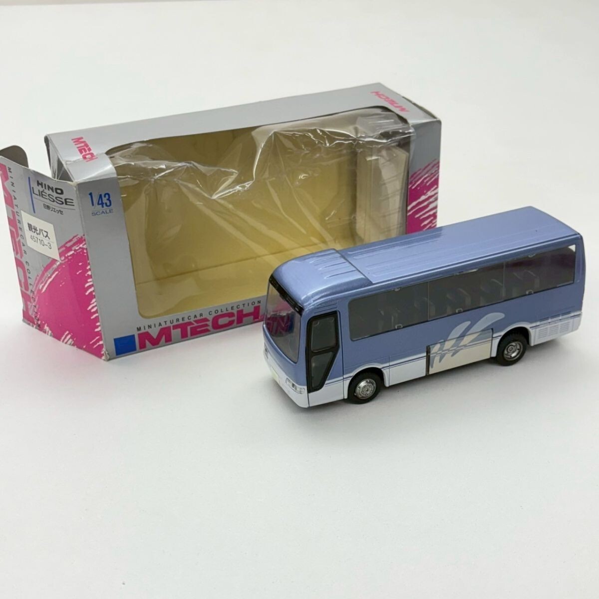 H330-K67-510 EPOCH エポック社 ミニカー MTECH エムテック 日野リエッセ 観光バス 1/43スケール バス 箱付き KA