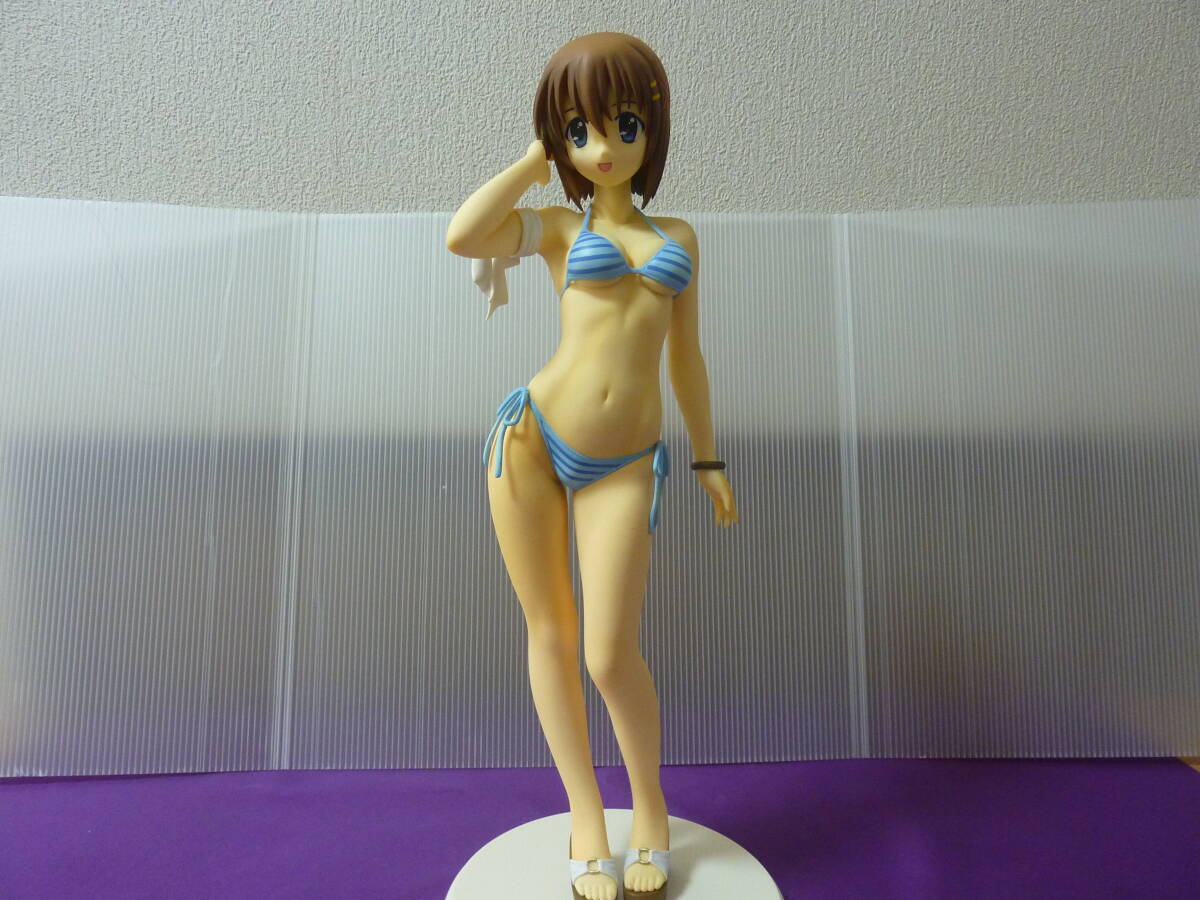 【箱無・訳有フィギュア】魔法少女リリカルなのはStrikerS 八神はやて 水着ver. 1/4スケール （Gift） 【※要説明欄確認】