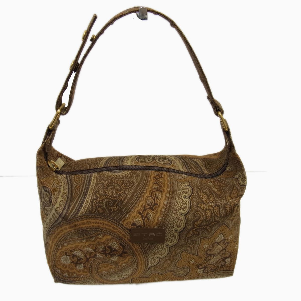 ◇ETRO ワンショルダーバッグ キャンバス 肩がけバッグ ペイズリー柄 レディース 1円スタート
