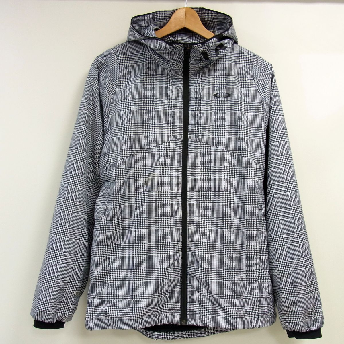 2021年モデル OAKLEY オークリー ENHANCE WIND WARM GRAPH JKT チェック柄 ジップパーカー メンズ 1円スタート