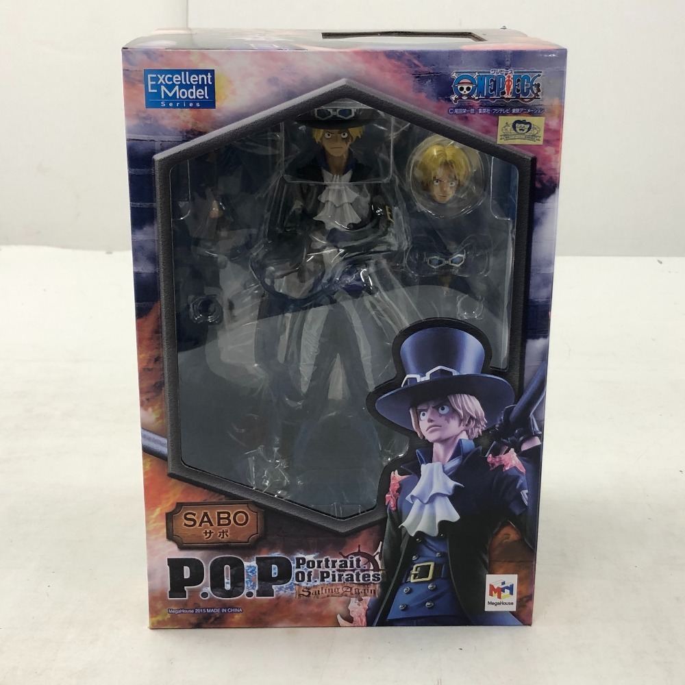02w17968【1円～】ONEPIECE ワンピース P.O.P Sailing Again サボ フィギュア ※未開封品 ※箱色褪せ有 【中古品】