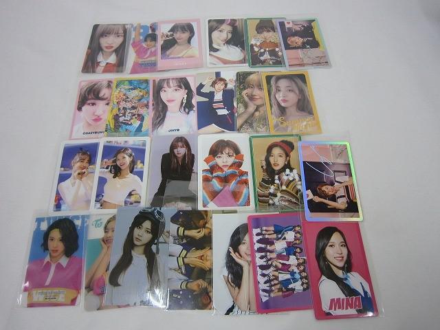 【同梱可】中古品 韓流 TWICE MINA 他 トレカ 20枚以上 等 グッズセット