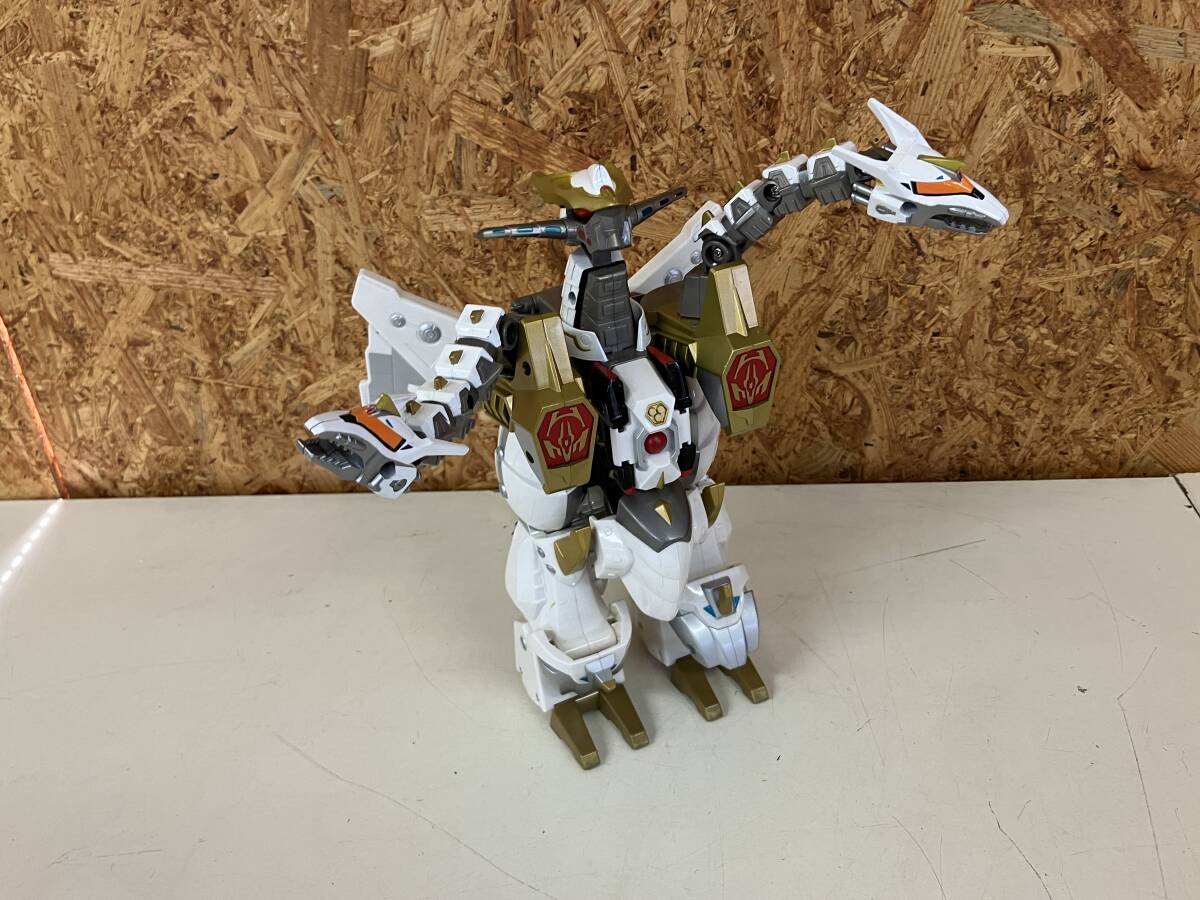 SJ08132　コナミ 幻星神ジャスティライザー　幻星合神セット 幻星獣ジャスティカイザー　フィギア　中古品