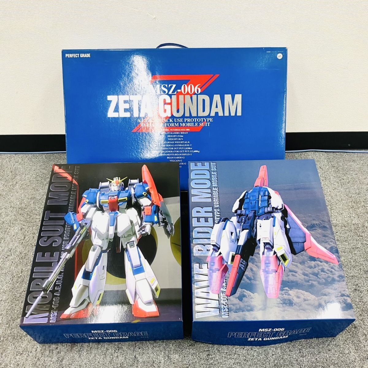R117-Z22-427 BANDAI PERFECT GRADE MSZ-006 ZETAGUNDAM Zガンダム バンダイ 1/60 プラモデル パーフェクトグレード SA