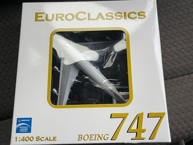 ユーロクラシック　1/400　ボーイング747-200　EC61215　スカンジナビア航空　used 良品