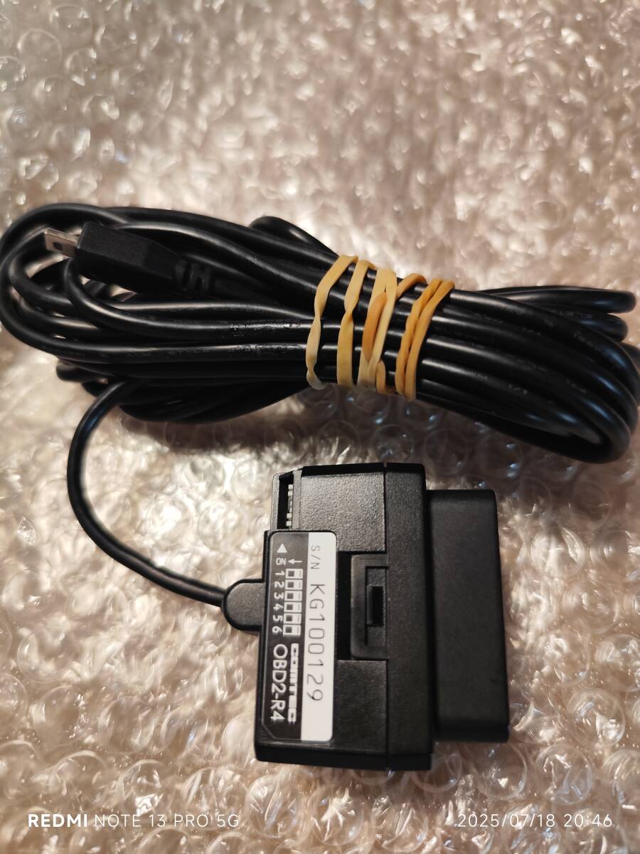 COMTEC 電源アダプター　OBD2-R4 動作未確認になります。