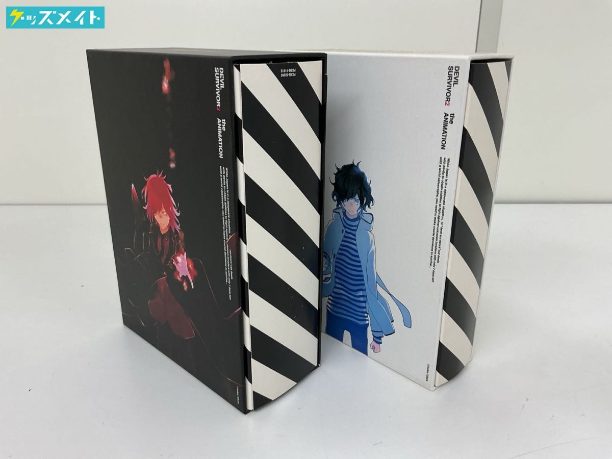08D 【現状】 ブルーレイ デビルサバイバー2 1~2巻、4~7巻 Blu-ray 収納ボックス付き 箱汚れ有り