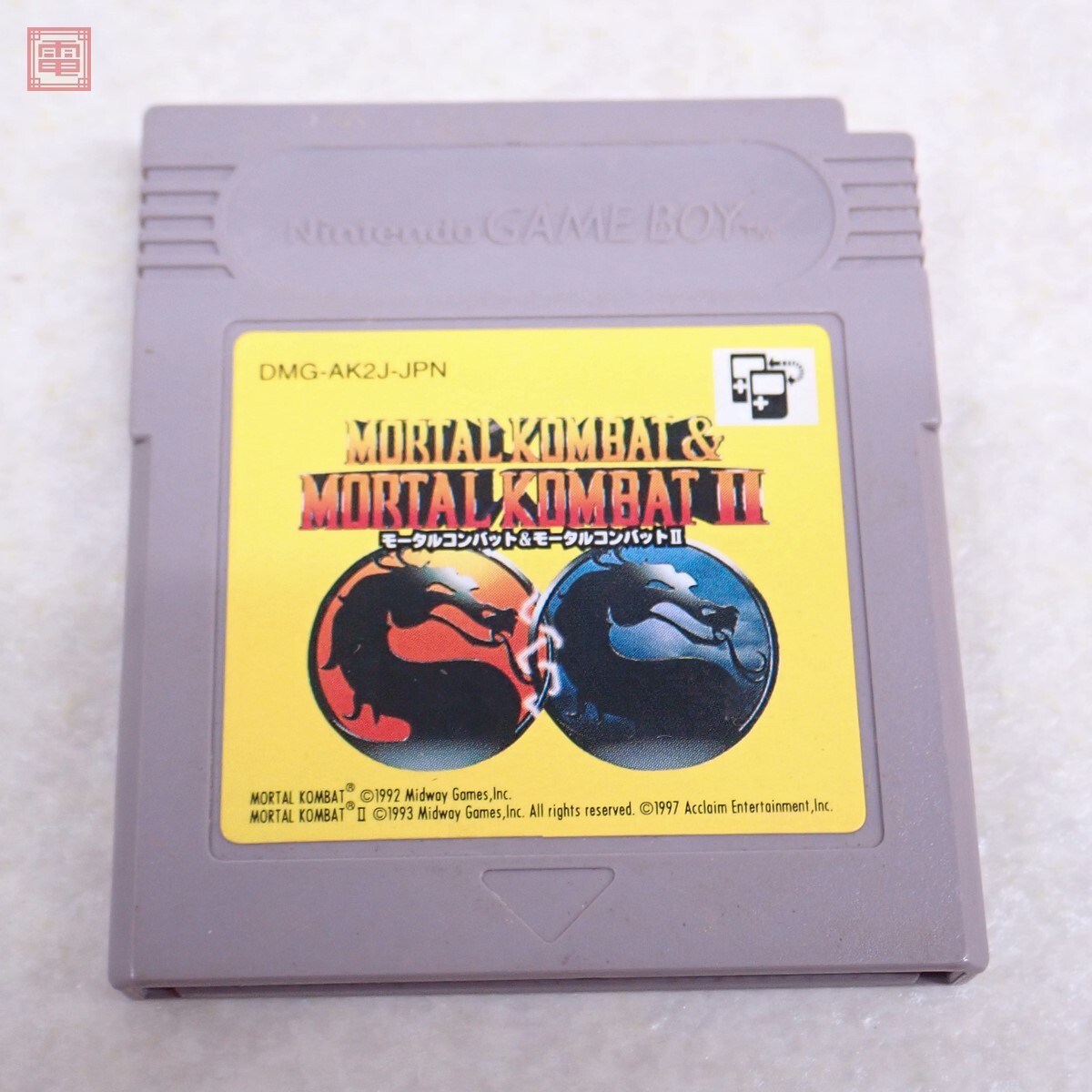 動作保証品 GB ゲームボーイ MORTAL KOMBAT I ＆ II モータルコンバット 1 2 アクレイム Acclaim【PP