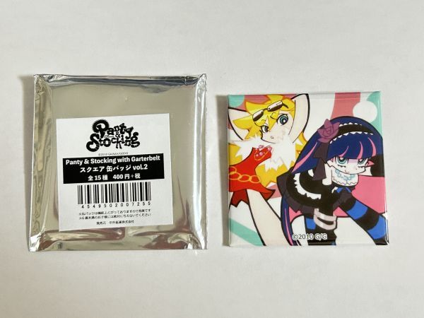 3-2 パンティ&ストッキングwithガーターベルト トレーディングスクエア型 缶バッジ vol.2 外箱なし 1個