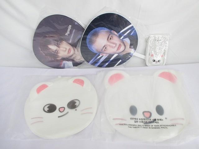 中古品 韓流 Stray Kids スキズ ヒョンジン Hyunjin SKZOO ジニレット のみ うちわ うちわカバー アクリルスタンドケ