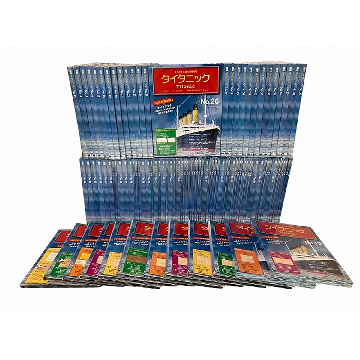 アシェット Titanic 週刊 タイタニック よみがえる幻の豪華客船 木製模型 全1-100号 1/250スケール キット保管品 未組立 未使用 O10359606
