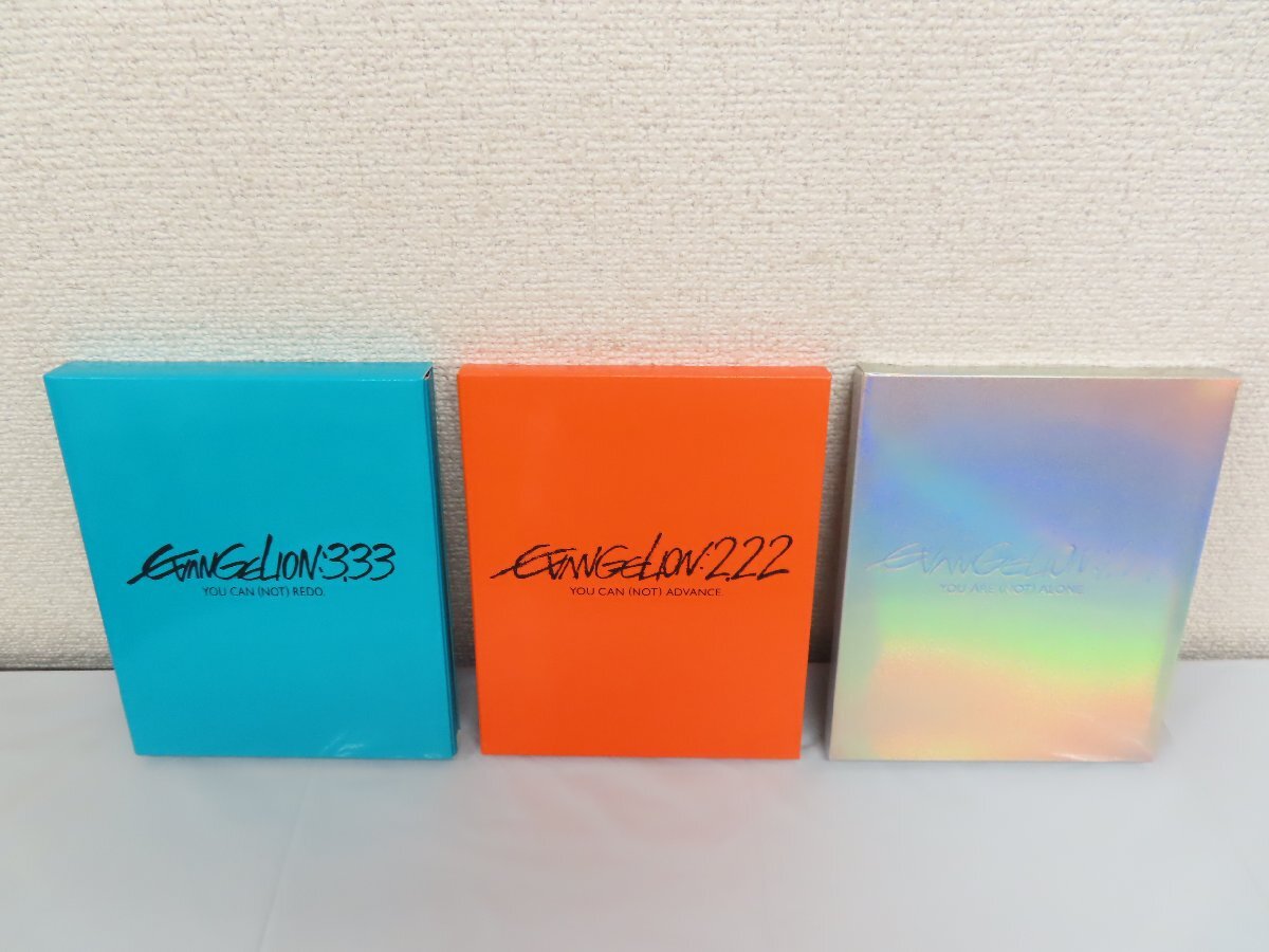 ★★ 中古品 Blu-ray ブルーレイ 新世紀ヱヴァンゲリヲン 新劇場版 序 破 Q / 1.11 / 2.22 / 3.33 / 3本セット 再生確認OK