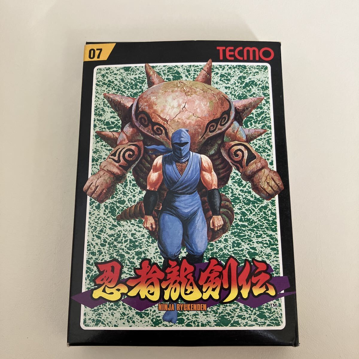 ファミコン　 忍者龍剣伝 FC ファミコンソフト ファミリーコンピュータ 当時物 TECMO テクモ　NINJA RYUKENDEN 箱 説明書