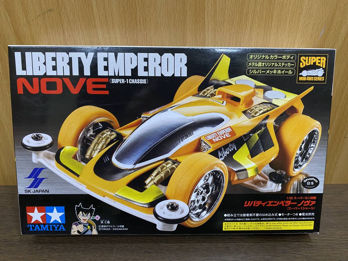 34) タミヤ ミニ四駆 リバティエンペラー ノヴァ NOVE (スーパー1シャーシ) (ブルー)