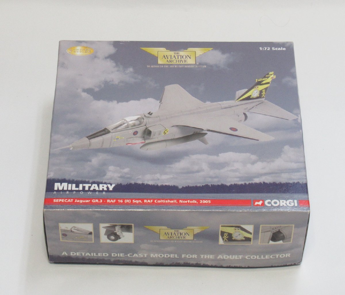 コーギー 1/72 ジャギュア GR.3 16 (R) Sqn イギリス AA35403【ジャンク】pxt121612
