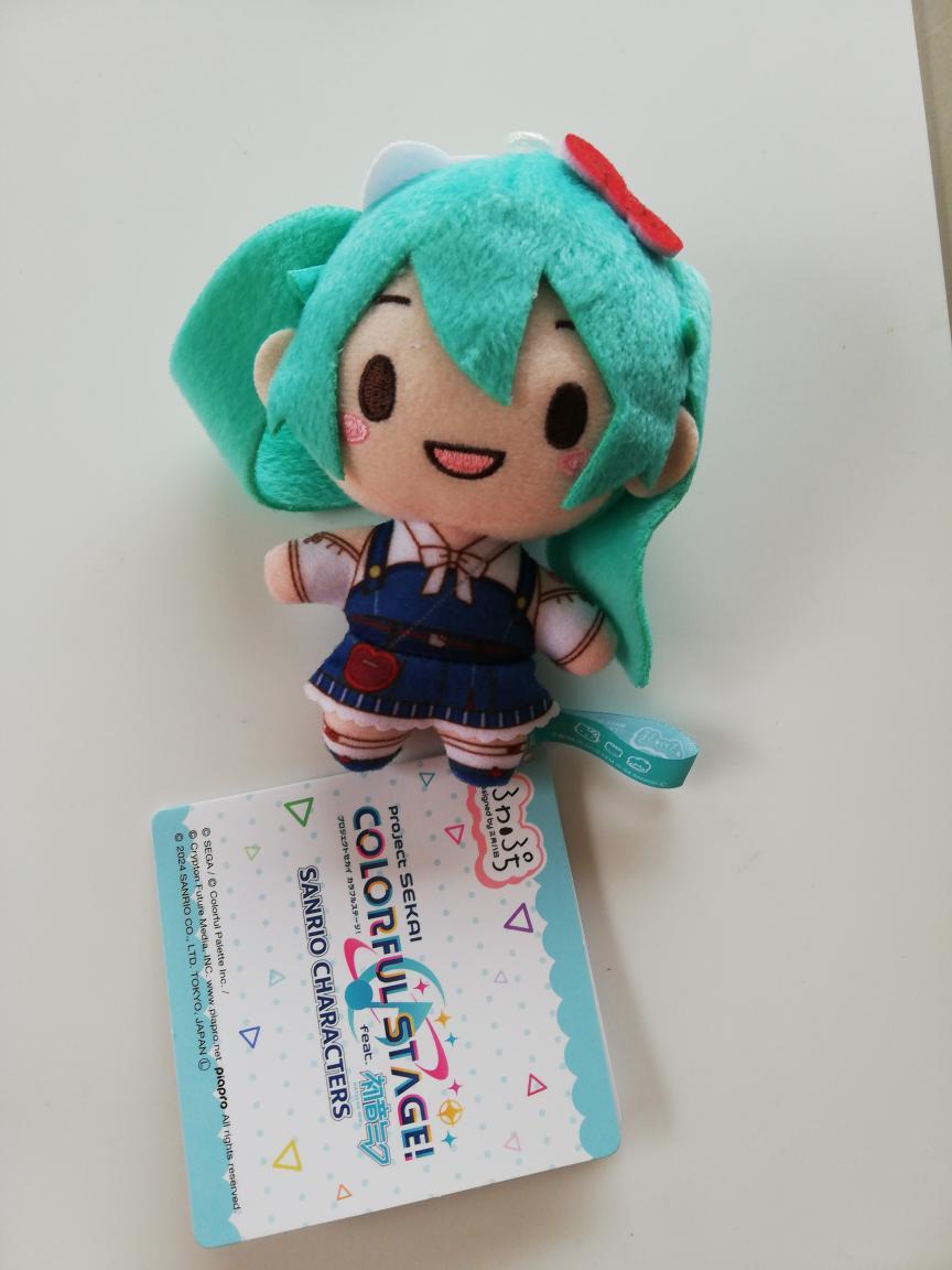  ぬいぐるみ プロセカ　ふわぷちマスコット　サンリオ　初音ミク 70SH9R
