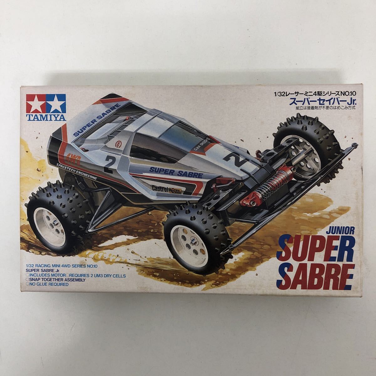 未組立 TAMIYA 1/32 スーパーセイバーJr. レーサーミニ四駆シリーズ NO.10 タミヤ ミニ四駆 プラモデル 251224Y23