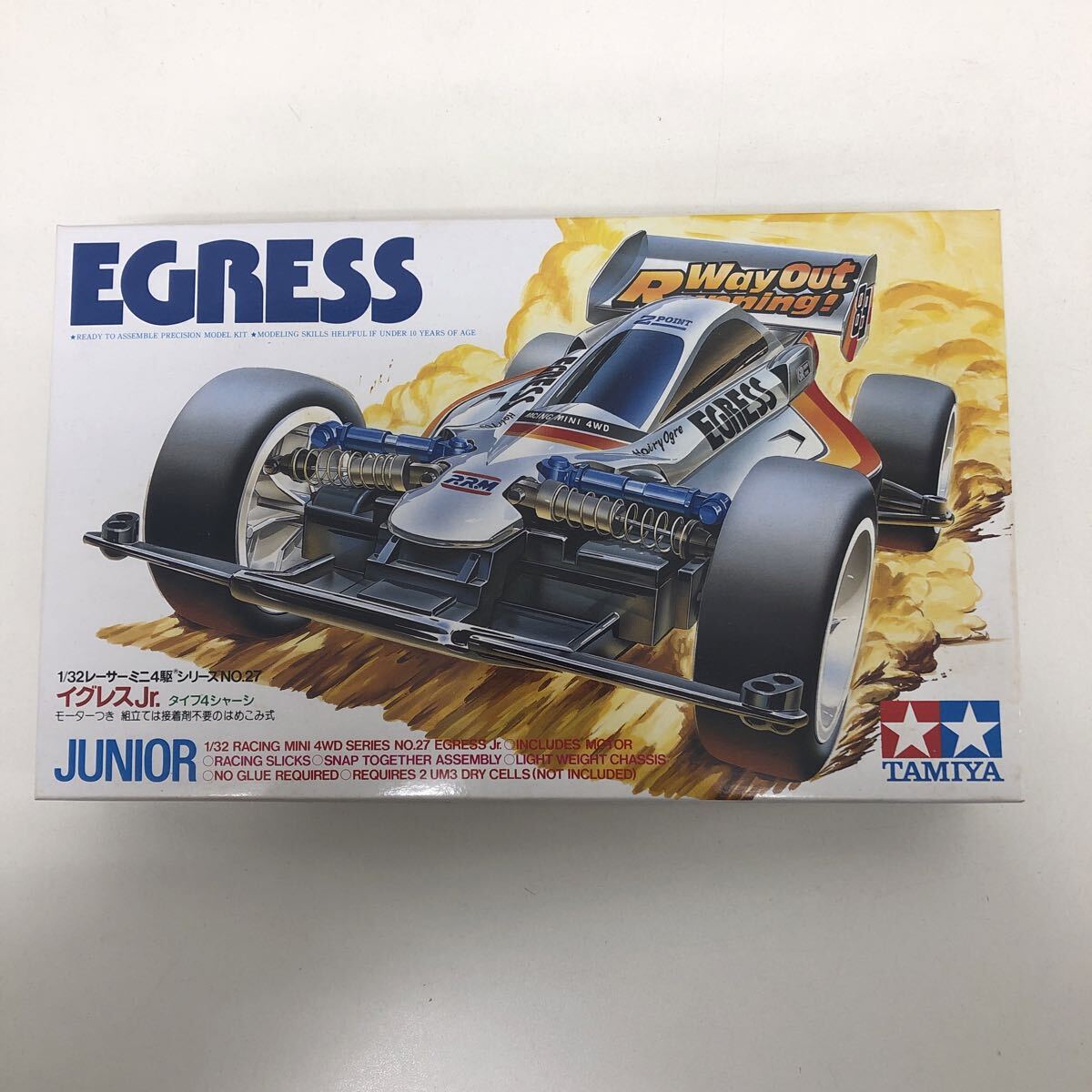 未組立 TAMIYA 1/32 イグレスJr. レーサーミニ四駆シリーズ NO.27 タイプ4シャーシ タミヤ ミニ四駆 プラモデル 260105Y1