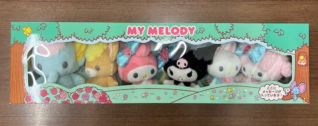 笠「12917-3」マイメロディ　マイメロ　マスコット　つめあわせ　クロミ　ぬいぐるみ