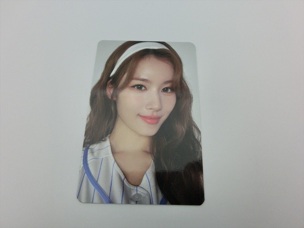 T【9h-72】【送料無料】TWICE/POPUP ポップアップ 4万ウォン購入特典 トレカ フォトカード サナ/K-POP/※反り有