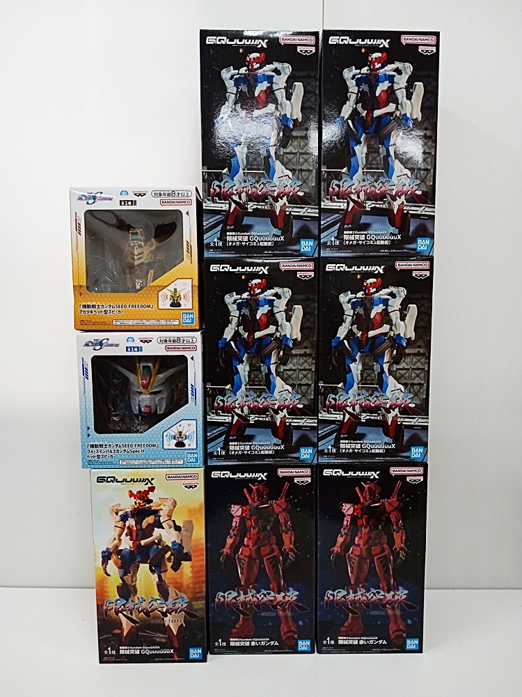 A2FM32-1267☆ 機動戦士ガンダムジークアクス 機動戦士ガンダムシードフリーダム プライズ フィギュアまとめ売り 【ジャンク】