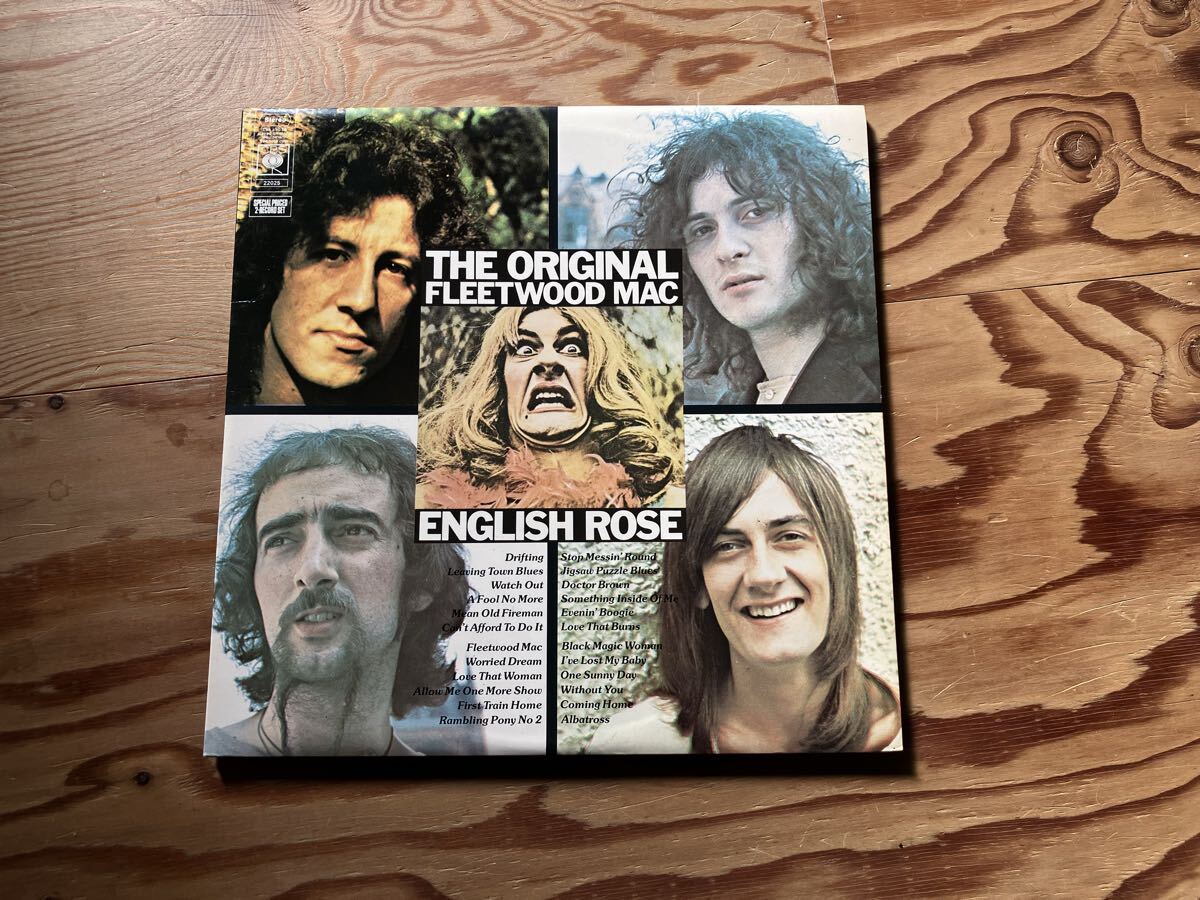 76年UKプレス2LP 「The Original Fleetwood Mac(71')」「 English Rose(69')」の2in1 【CBS 22025】フリートウッド・マック ロック名盤