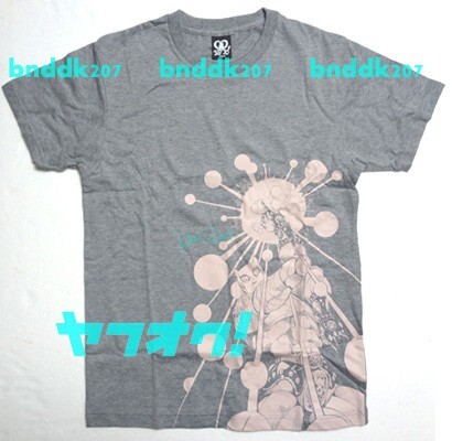 蓄光 Tシャツ グレー Ｍ/キラー・クイーン ジョジョの奇妙な冒険4部 四部 part4 スタンド バンダイ BANDAI 吉良吉影 荒木飛呂彦 JOJO 灰