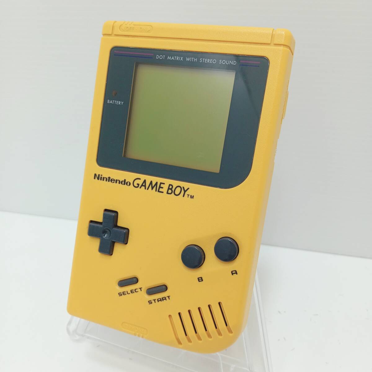 2t6348b1r ジャンク ニンテンドーGAME BOY 初代ゲームボーイ GB 本体 任天堂/Nintendo DMG-01 イエロー/黄色 ゲーム機 レトロ 