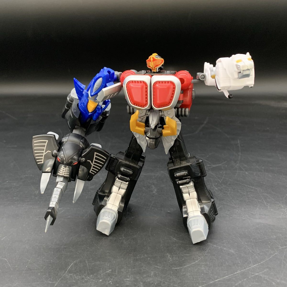 杉本 3月 No.49 BANDAI バンダイ SMP 百獣合体ガオナイト 百獣戦隊ガオレンジャー フィギュア おもちゃ 変身 当時物 汚れあり