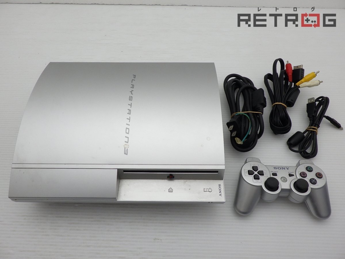 【動作品】PlayStation3 40GB サテンシルバー(旧型PS3本体 CECHH00 SS) PS3
