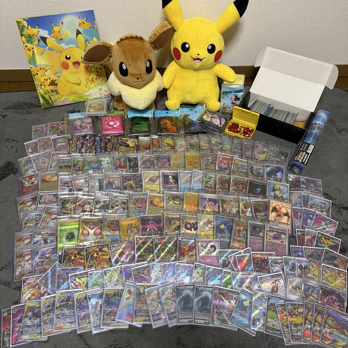 ポケモンカード　まとめ売り　スリーブ　プレイマット　ダメカン　ストレージ　rr sr sar ur s ma コレクション整理