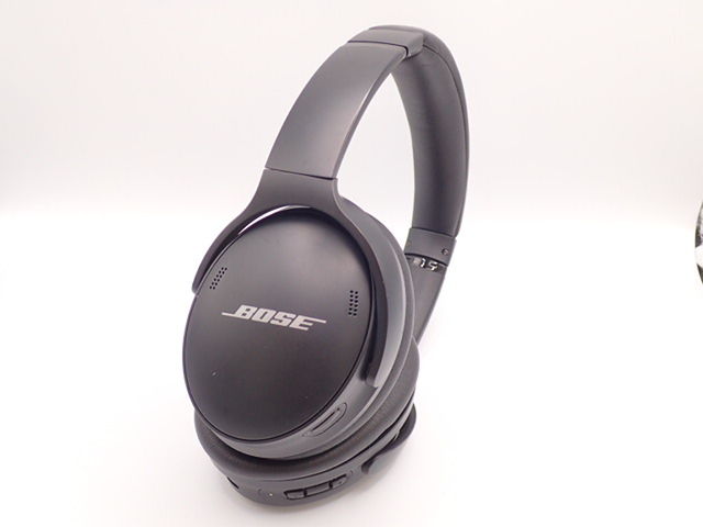 3162[E]動作品♪BOSE◆ボーズ Quiet Comfort45/ワイヤレスヘッドホン/黒 ブラック/Bluetooth
