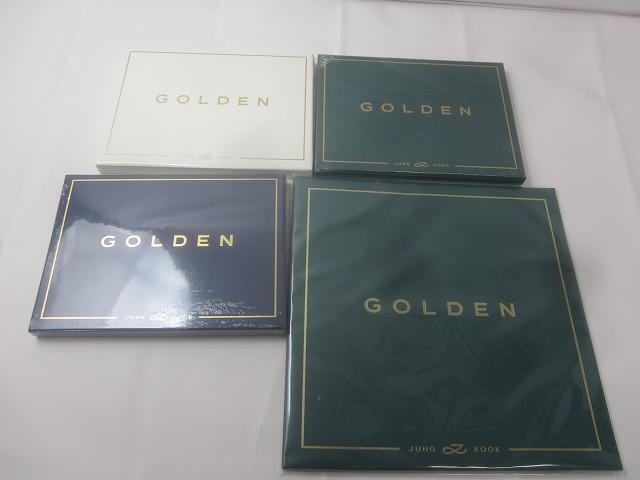 優良品 韓流 防弾少年団 BTS ジョングク CD GOLDEN 3形態 LP盤 未開封含む グッズセット