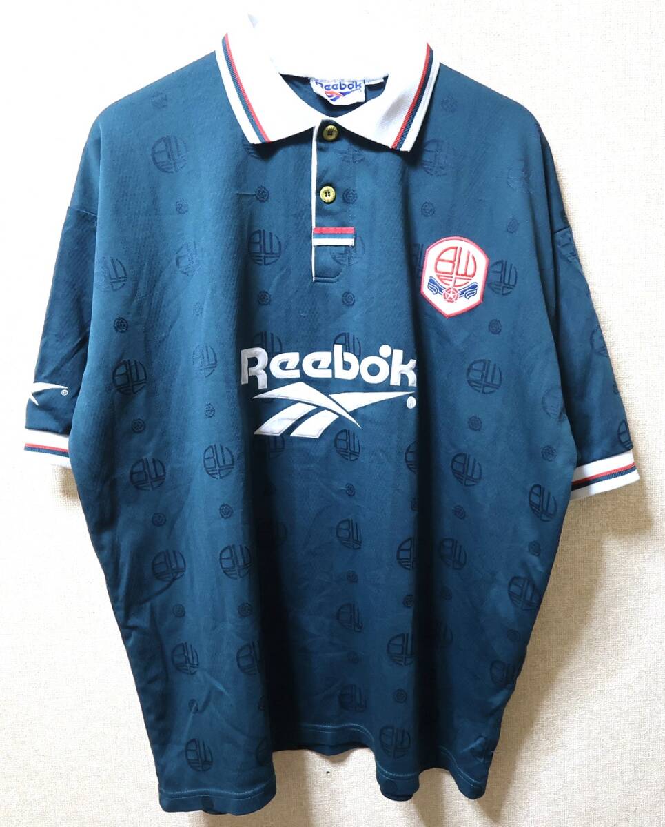 Reebok　ボルトン・ワンダラーズFC　1996‐1997 AWAY S/Sユニフォーム