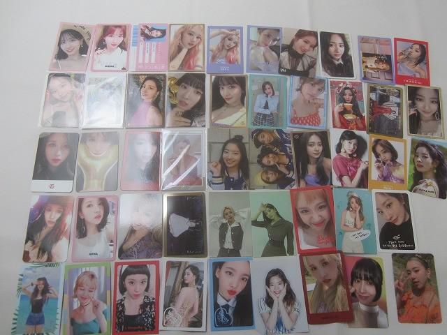 韓流 TWICE ミナ サナ モモ 他 トレカ 50枚 CD封入含む グッズセット 中古品