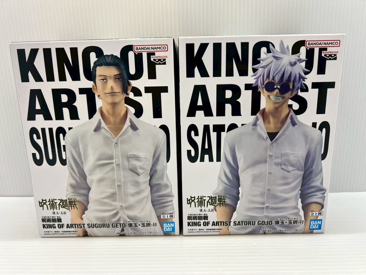 SD2113-260424-056【未開封】呪術廻戦 KING OF ARTIST フィギュア 懐玉・玉折 Ⅱ 五条 悟 夏油 傑 セット キング オブ アーティスト