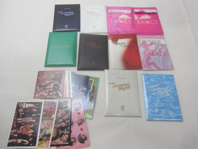 韓流 TWICE FANCY YOU MORE＆MORE 等 トレカ 110枚 グッズセット 中古品