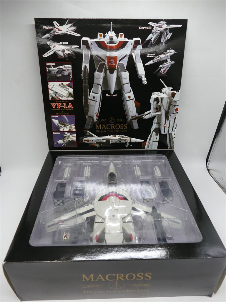 L. 美品 やまと 1/48 マクロス ～愛・おぼえていますか～ 完全変形 VF-1A VARIABLE FIGHTER 一条 輝 機