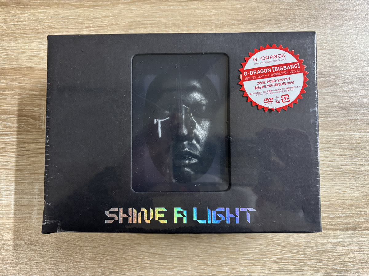 【A0051/80/0】DVD ビデオ 箱付き 未開封(一部破れあり) BIGBANG FIRST LIVE CONCERT SHINE A LIGHT [DVD] G-DRAGON ソロコンサート