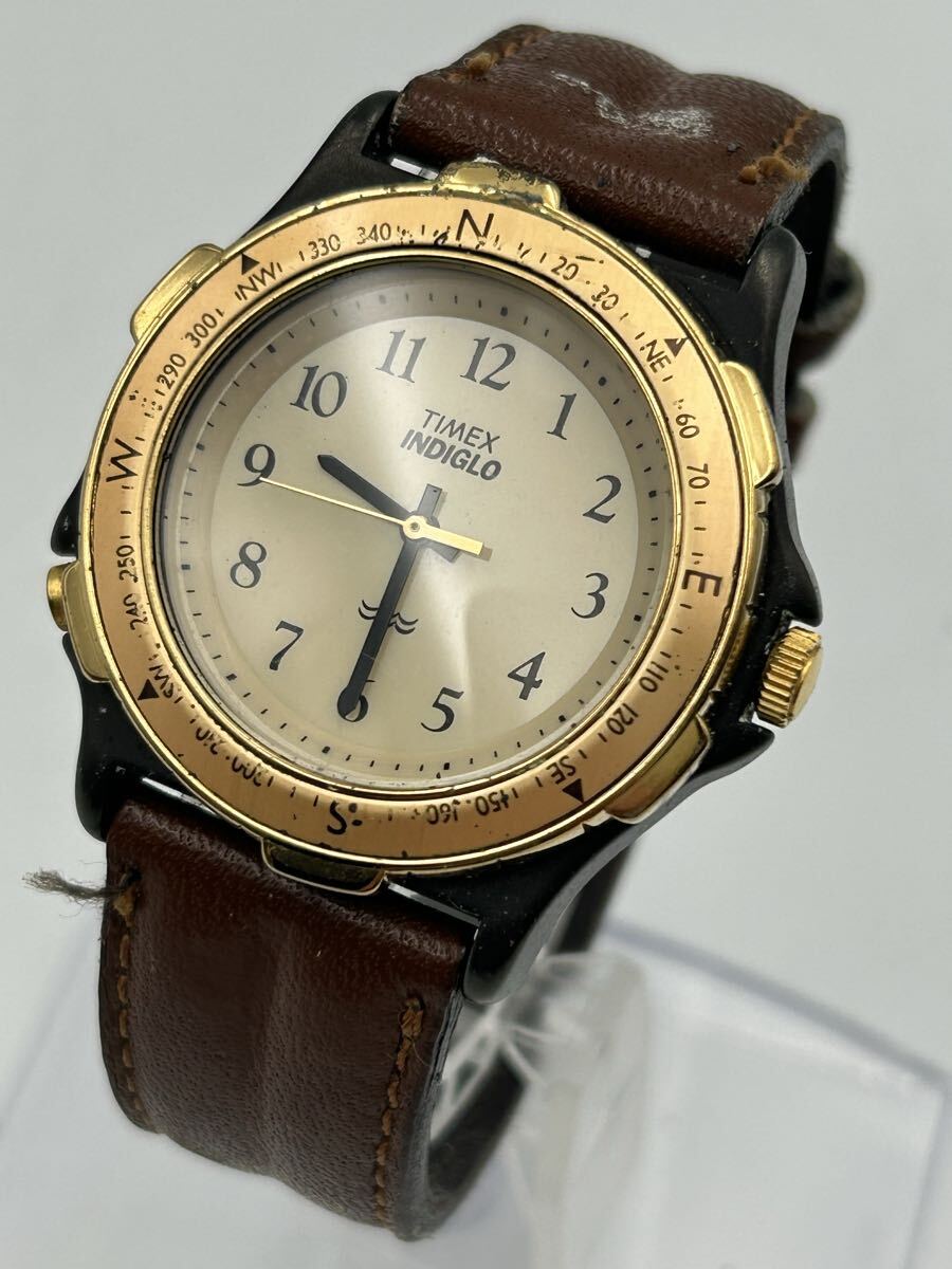 【2394】 タイメックス TIMEX INDIGLO クォーツ　動作未確認　現状品　（o3.24）