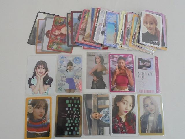 韓流 TWICE ジヒョ のみ トレカ 60枚 CD封入含む グッズセット 中古品
