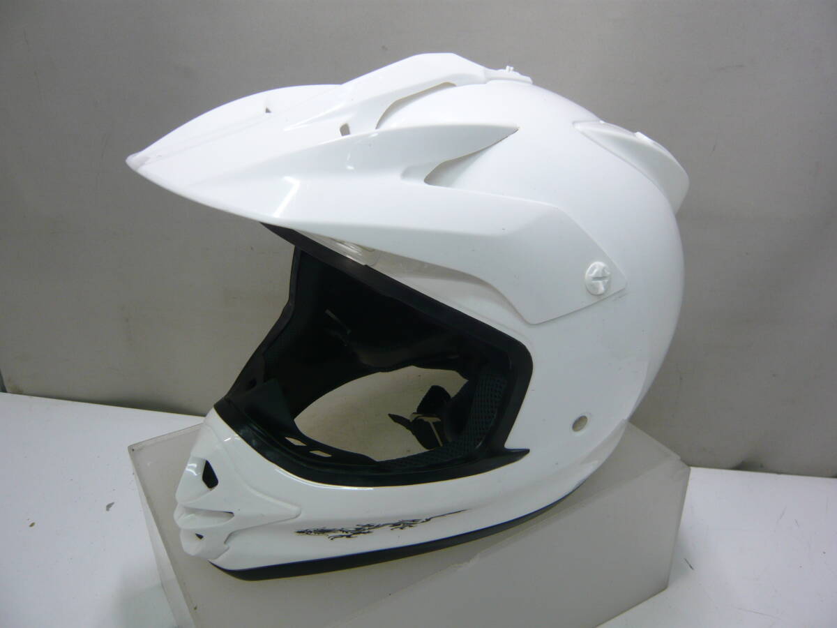 ★114）オフロードヘル・ショウエイ「SHOEI/VFX-DT」　Lサイズ（59-60㎝㎝）　※中古/スポンジなしキズ多数現状品■100