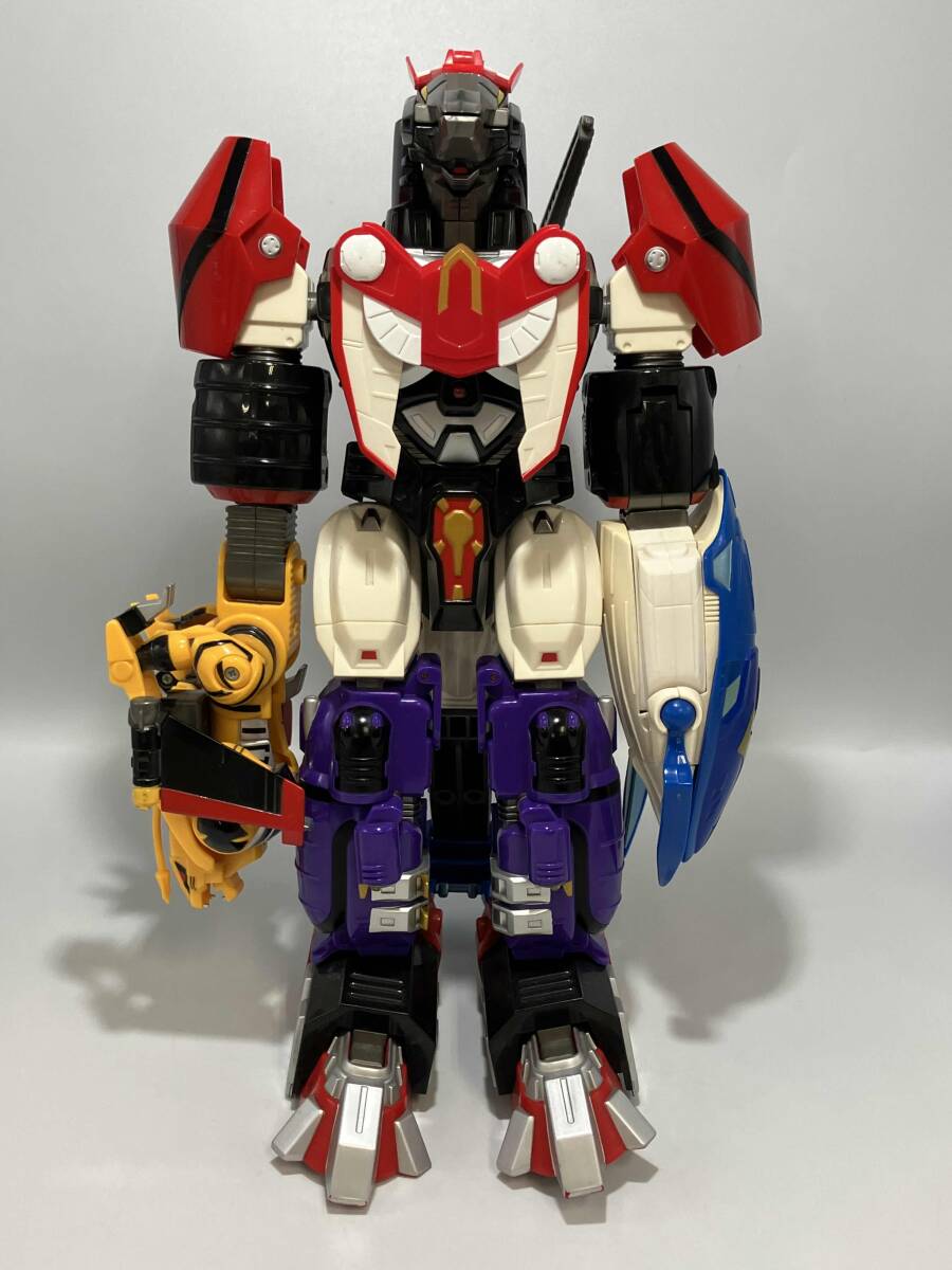 ジャンク 現状品 超星神グランセイザー 合神獣王ダイセイザー 超星神ガントラス ガルーダ ガンシーサー リヴァイアサン ドルクルス