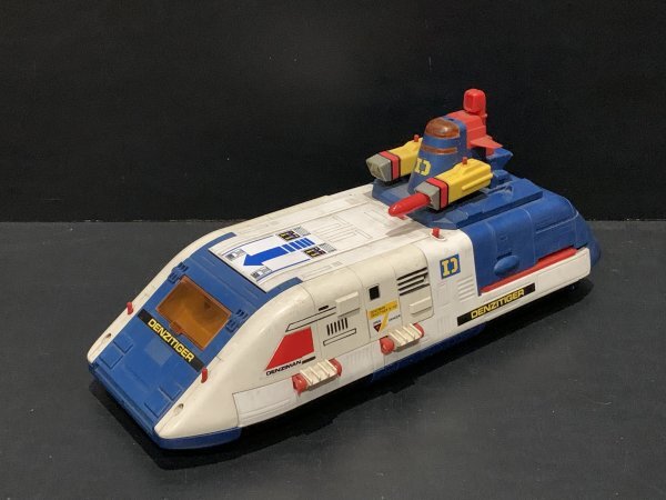 ＊民家整理品　当時物　1980年　ポピー製　電子戦隊デンジマン　DXデンジタイガー　プラスチック玩具　ジャンク
