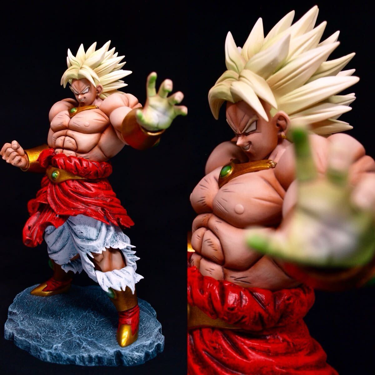 ドラゴンボール フィギュア リペイント ブロリー 台座制作 ドラゴンボールZ G×materia BROLY 超サイヤ人ブロリー フルパワー DRAGON BALL